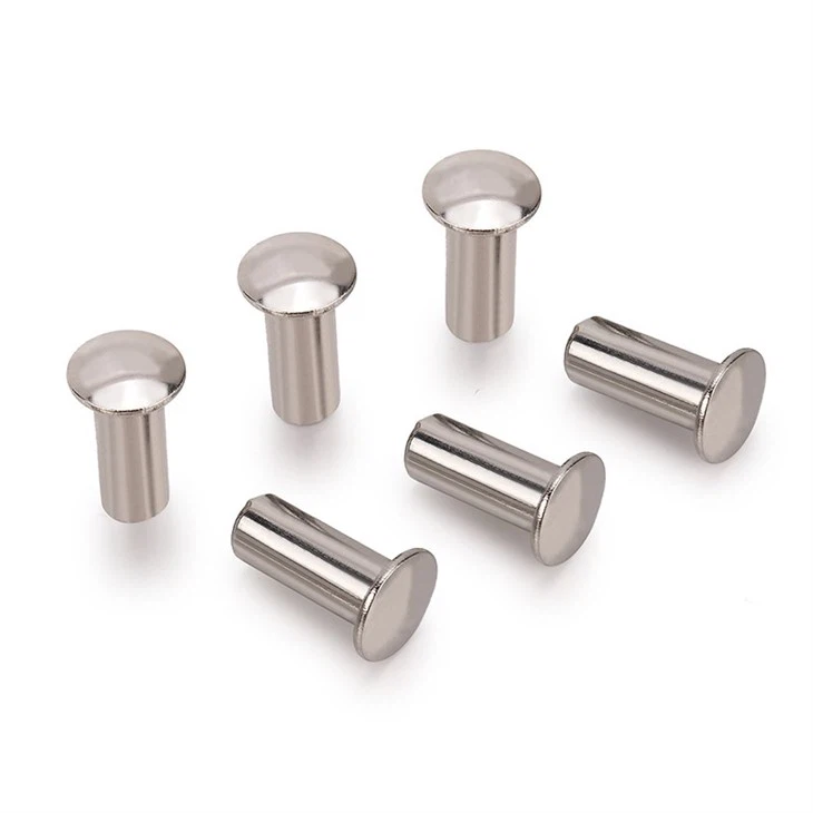 Flat Head Semi-tubular Rivets